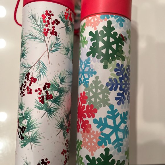 Christmas Wine Carriers / Holiday Decorative Containers Set of 2  (New) - Picture 4 of 16
